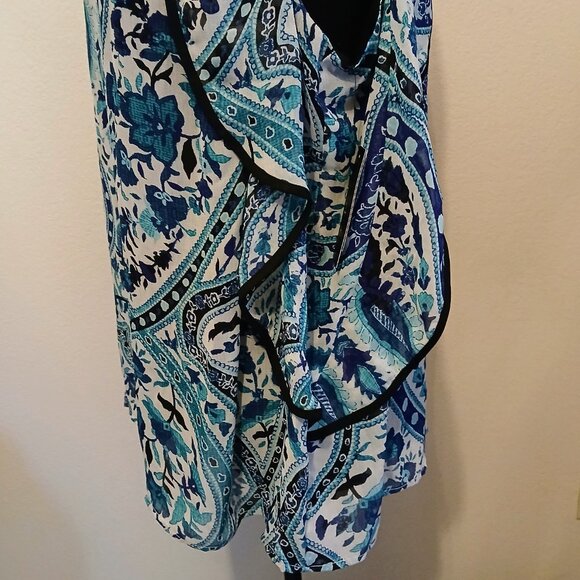 NWT ALYX Floral Paisley Sleeveless Women's Blouse Size 3X - Picture 3 of 4